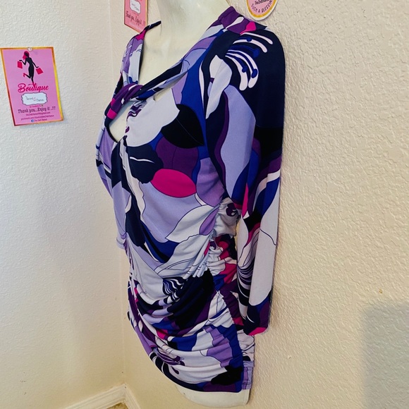 “Jennifer Lopez “ purple Blouse size “ M” - Picture 10 of 14